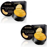 Mascarilla de Ojos Hidratante con Perlas Doradas y Negras - Dr Rashel 02 unidad