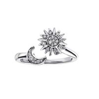 Anillo Bañado en Plata 925 Modelo Soluna Talla 6