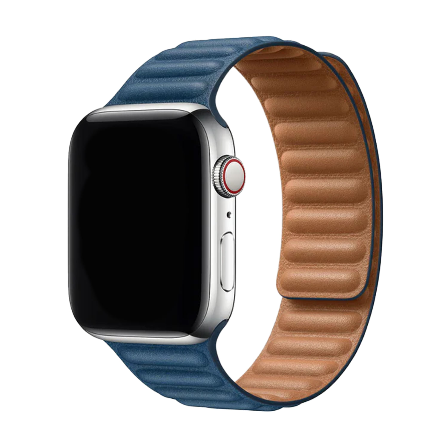 Correa De Cuero Hoco Wa23 Para Apple Watch 38-40-41 Mm Azul