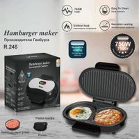 Máquina Sandwichera de Hamburguesas Panini para el Desayuno