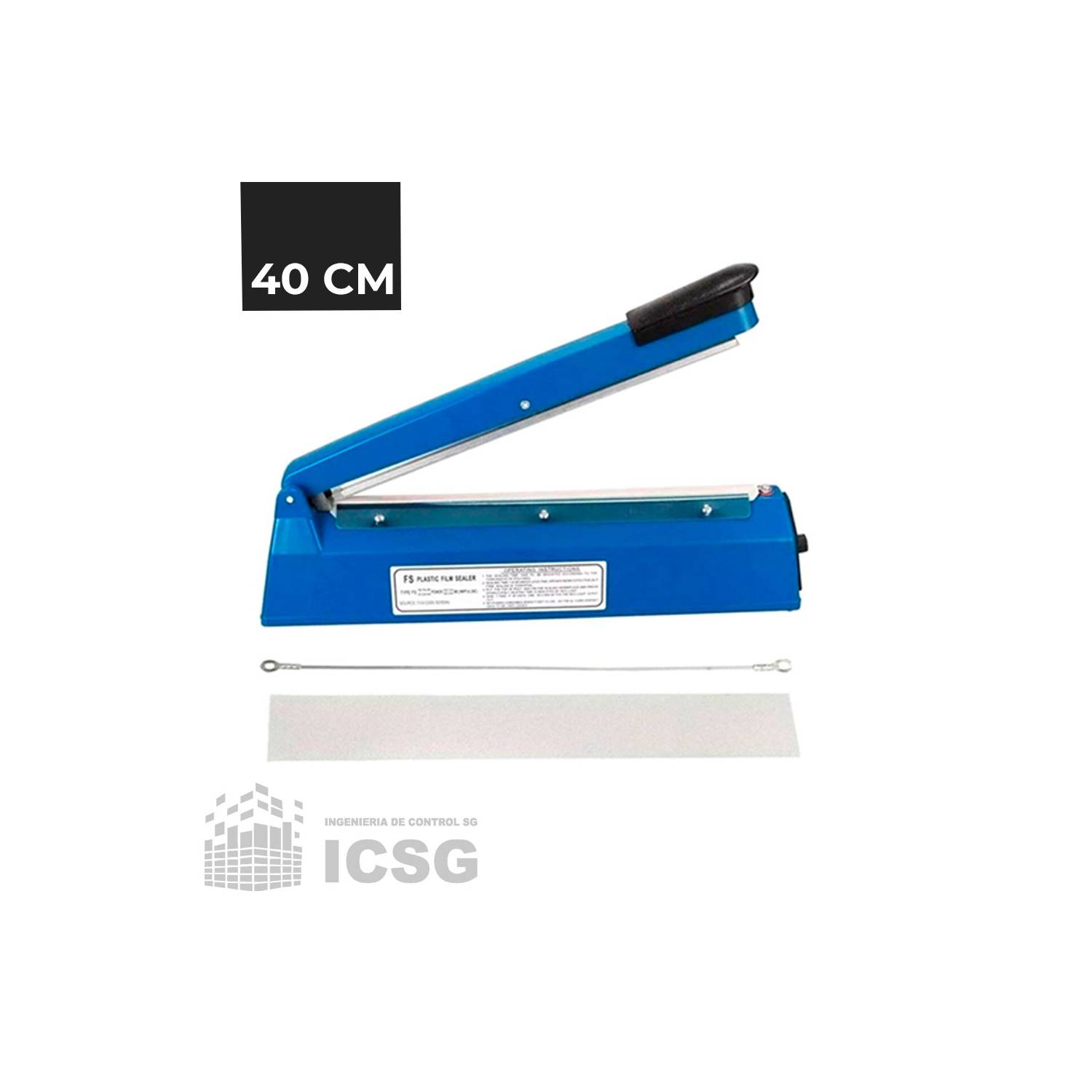 Selladora de Bolsa 40cm- Estructura de Plástico Repuesto Extra