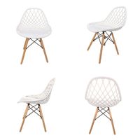 Silla Calada Modelo Creta Color Blanco X4