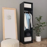 Armario Moderno Mako Negro R&R MUEBLES