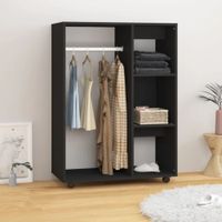 Armario Moderno Sato Negro R&R MUEBLES