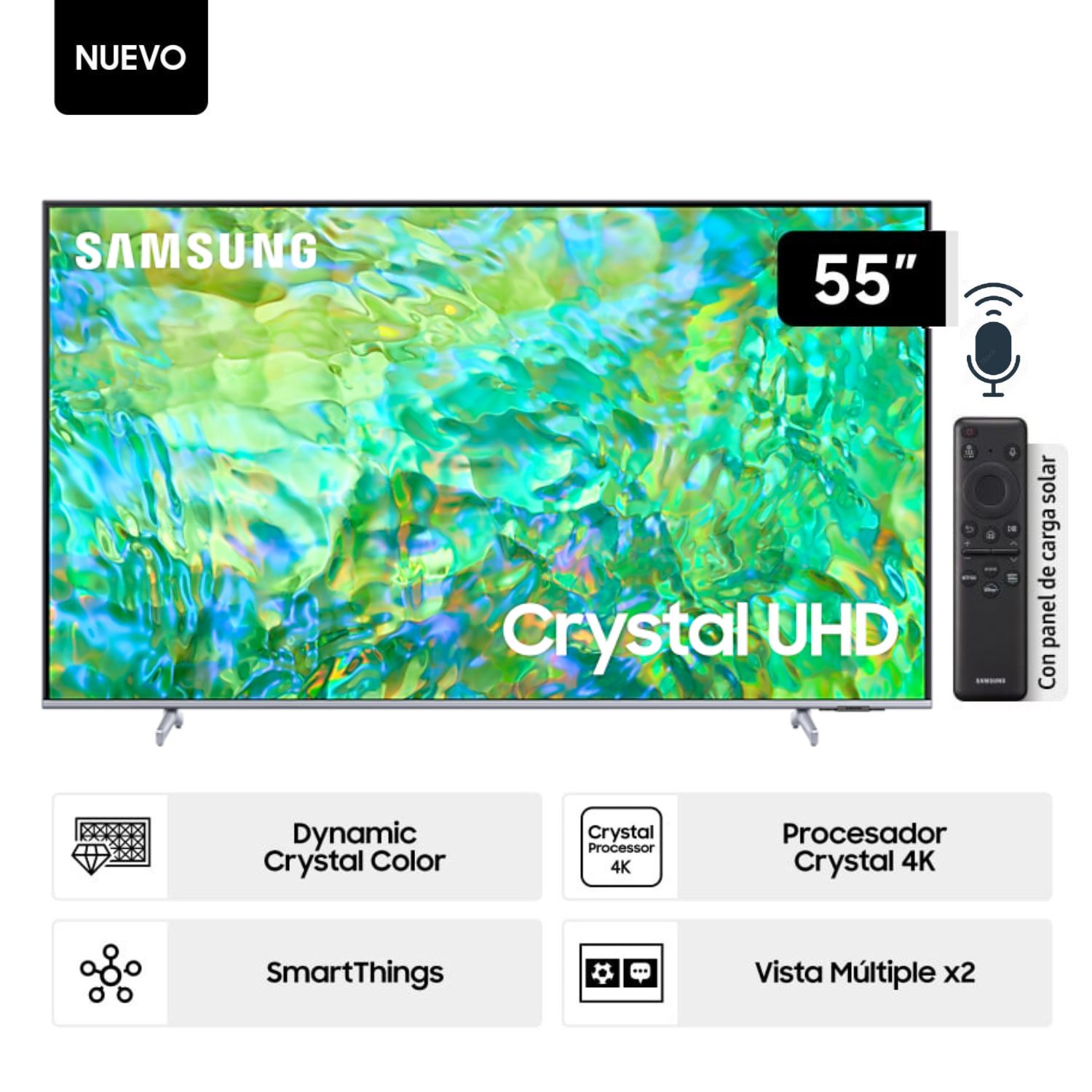 Televisor Samsung 55" UN55CU8200GXPE Crystal UHD 4K