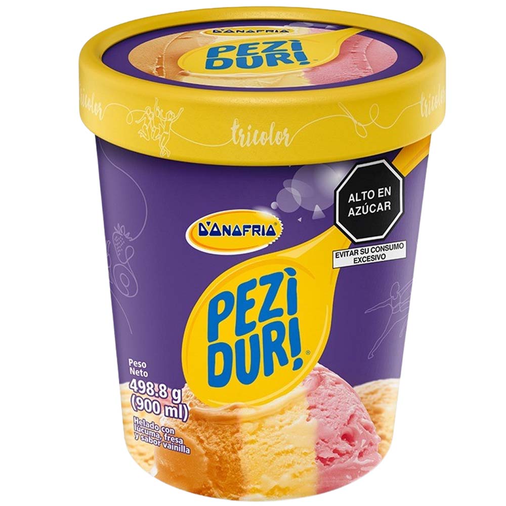 Helado D'ONOFRIO Peziduri Tricolor Cremoso Pote 900ml | plazaVea - plazaVea