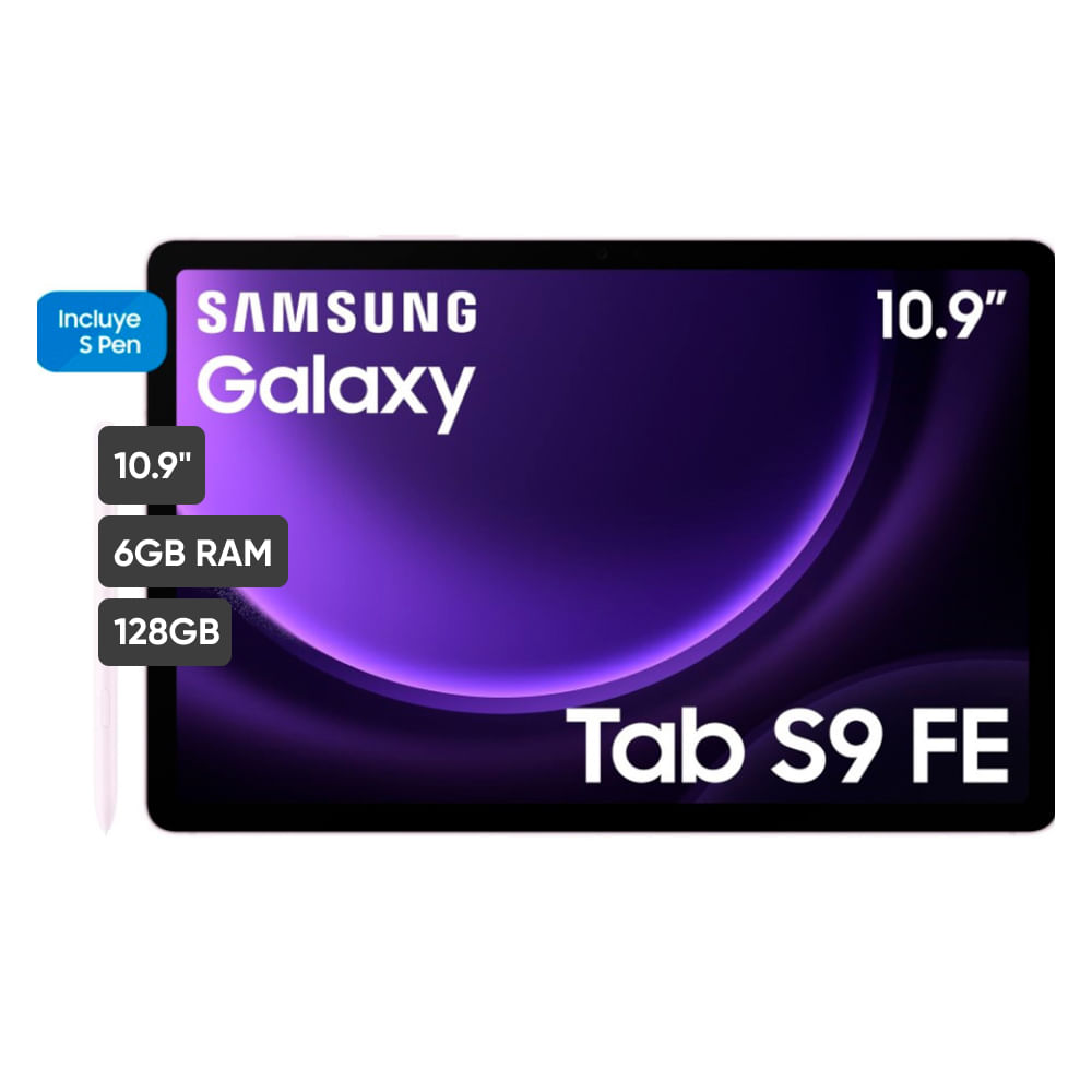 Tablet GALAXY S9 FE 10.9"" 6GB 128GB Lila