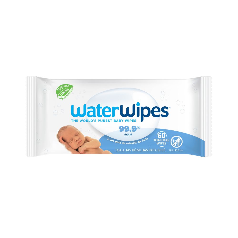 Toallitas Húmedas WATERWIPES Paquete 60un