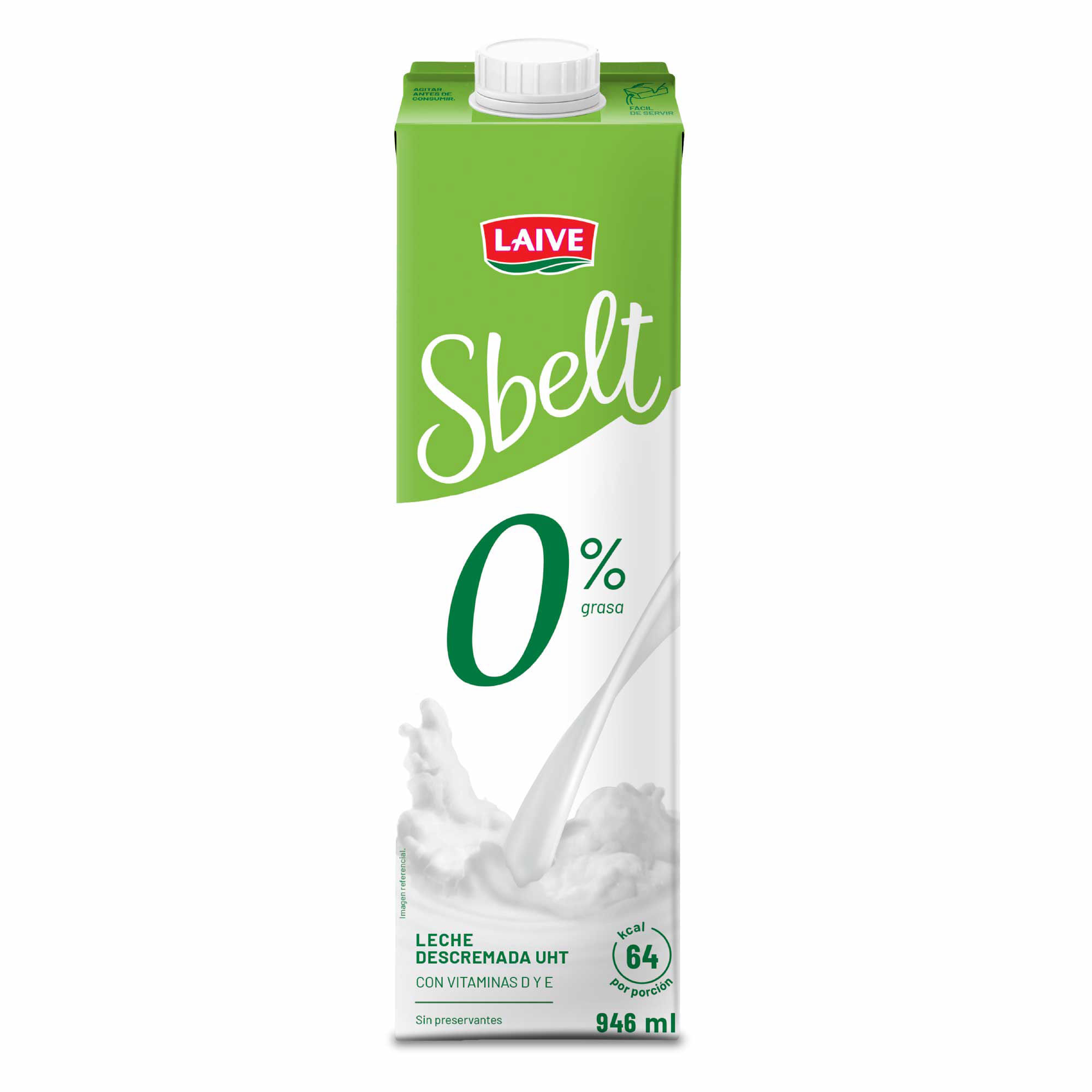 Leche Descremada UHT SBELT Caja 946ml