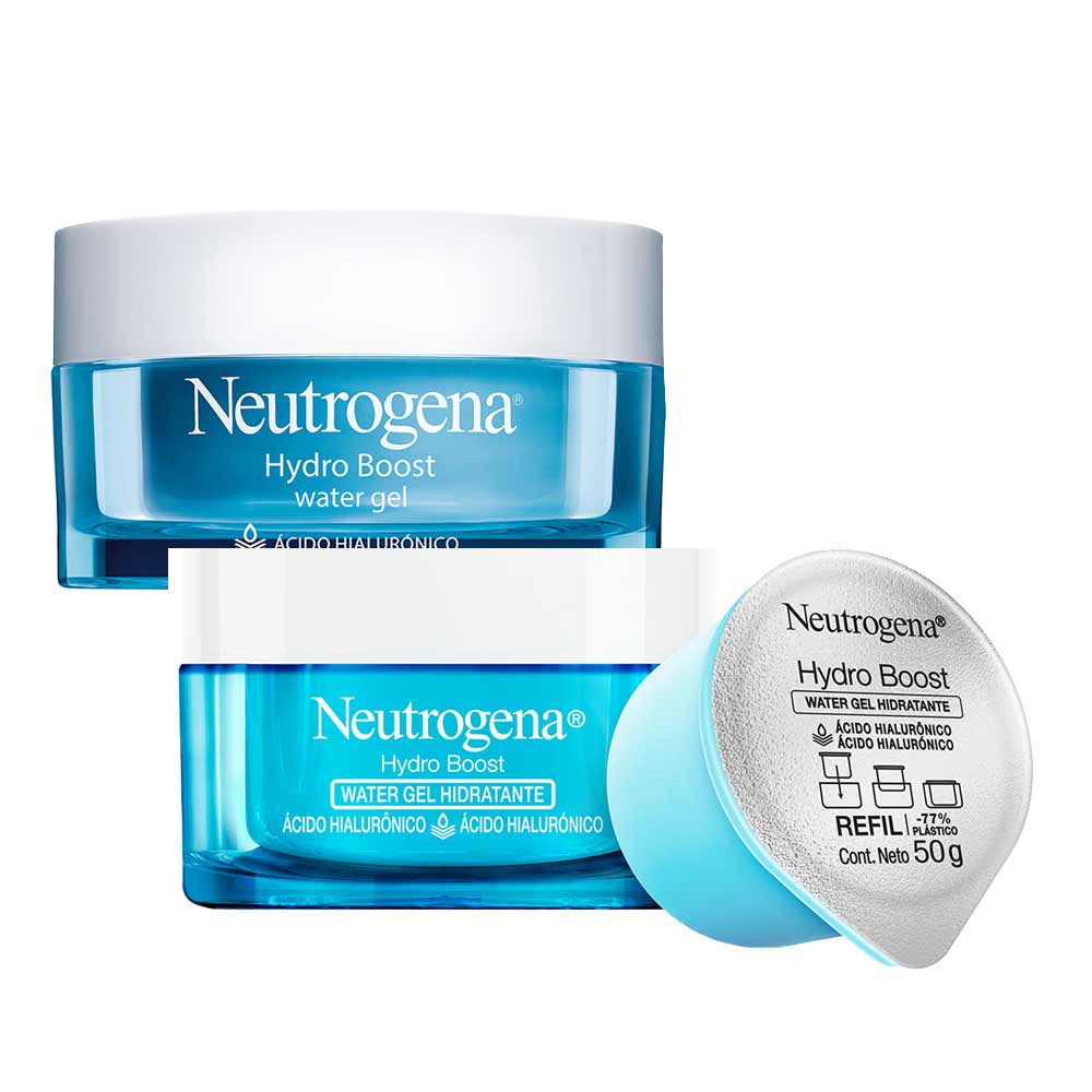 Pack NEUTROGENA Hydroboost Crema Hidratante Facial 50ml + Crema Hidratante Facial en Gel Refill 50g