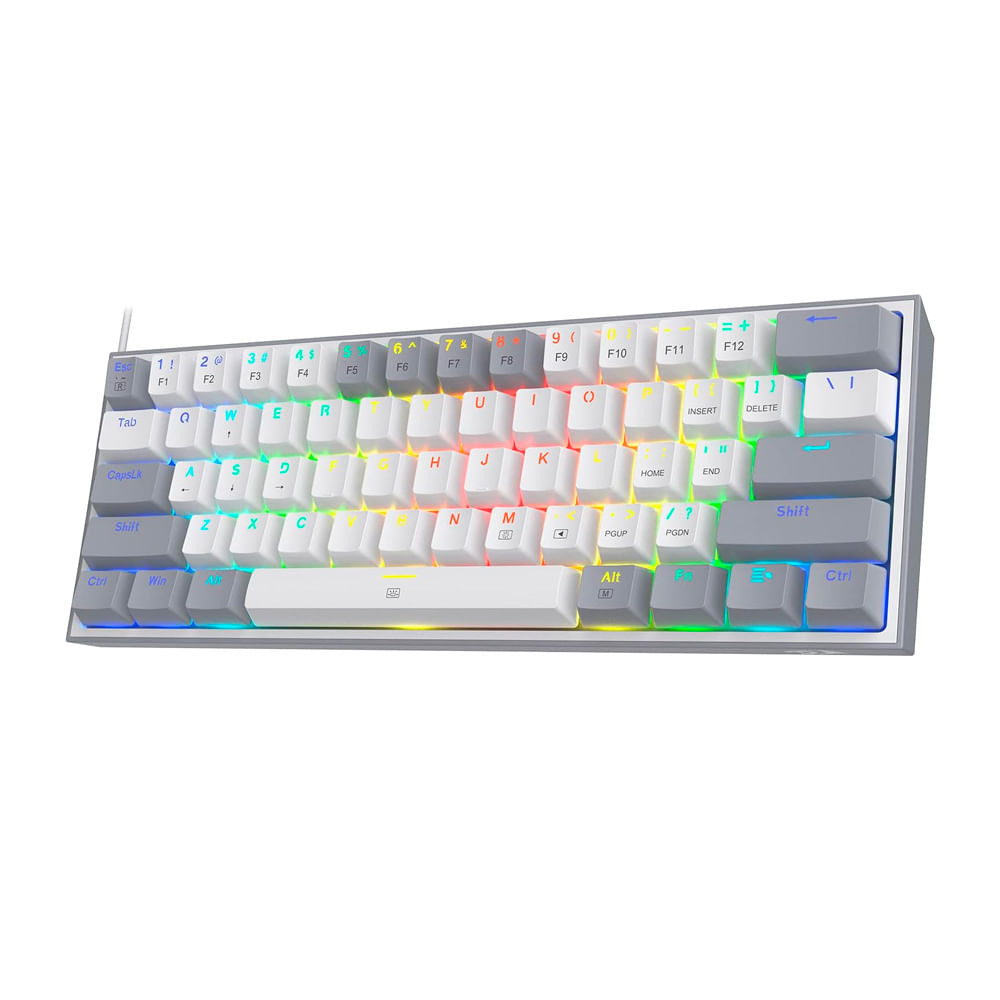 Teclado Redragon K617 Fizz Gris