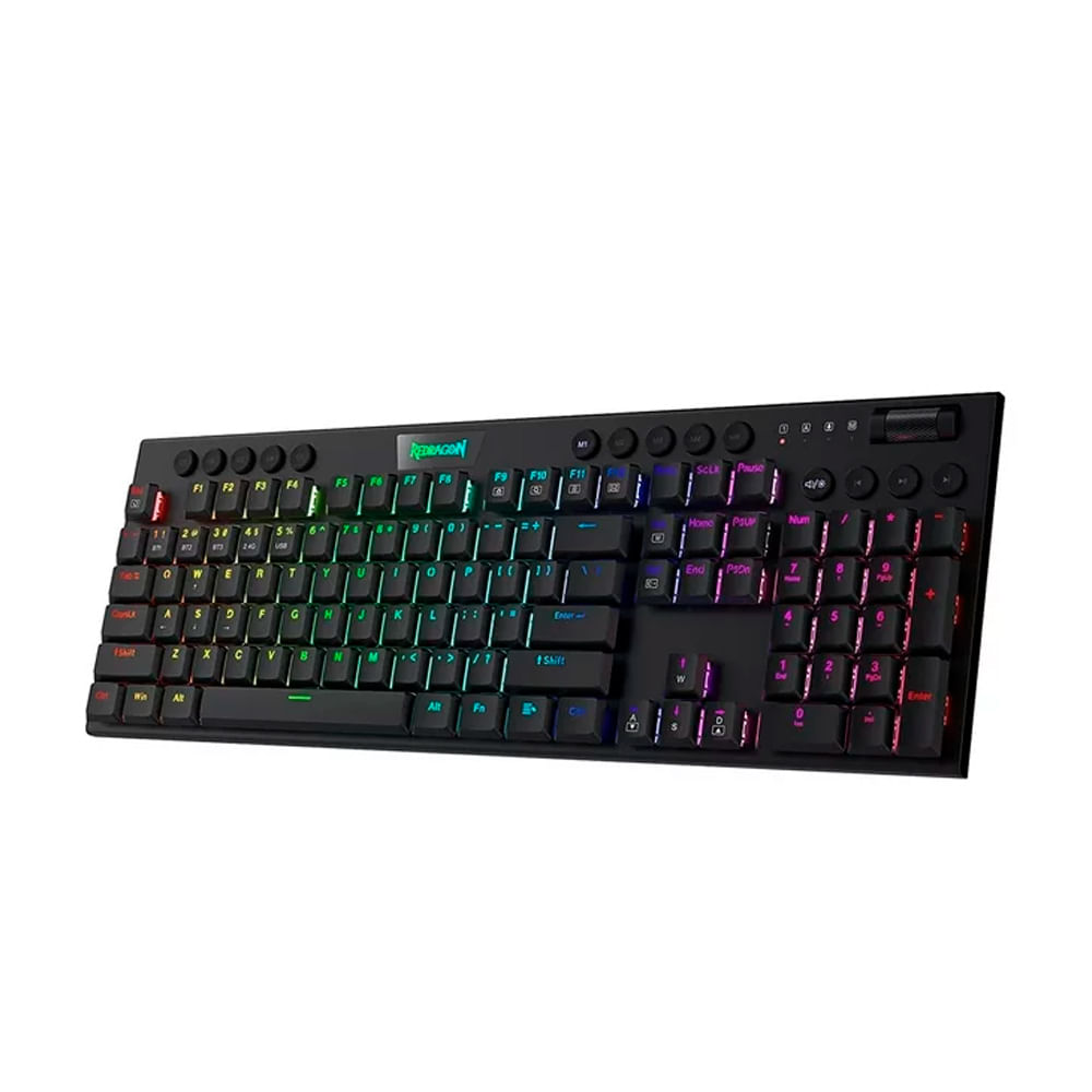 Teclado Redragon K618 HorusMecánico Inalámbrico RGB