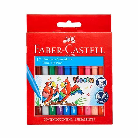 plumones-faber-castell-fiesta-caja-12un