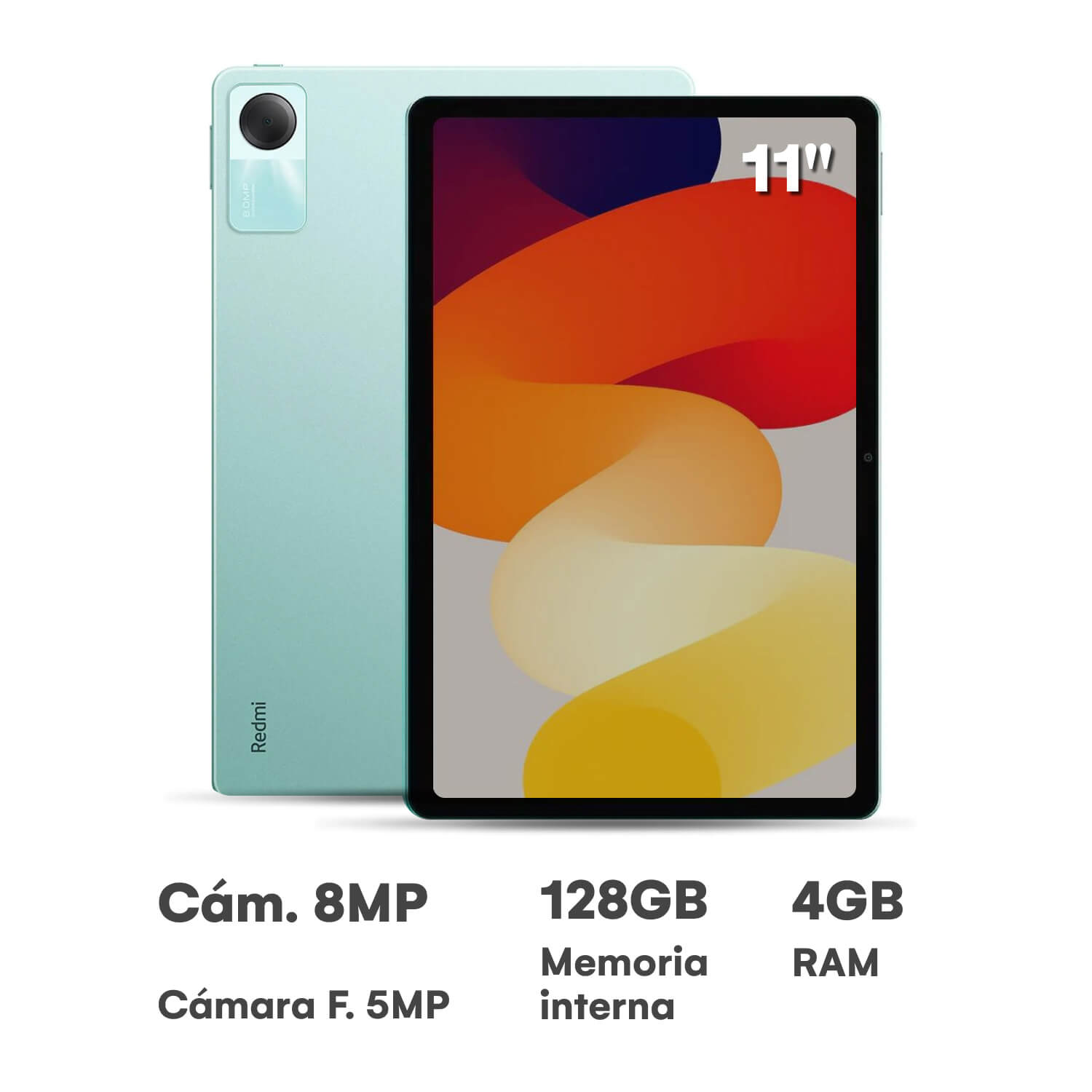 Tablet Xiaomi Redmi Pad SE 11"" 4 GB RAM 128 GB Verde Menta