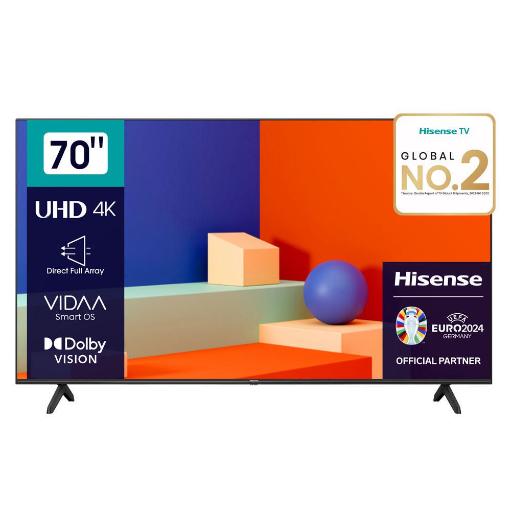 Televisor Hisense 70"" 70A6K LED 4K UHD VIDAA