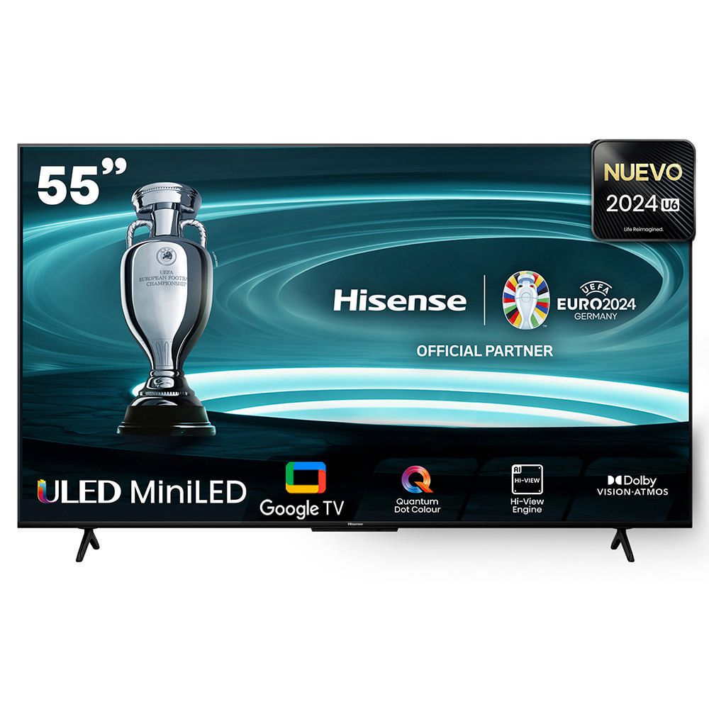 Televisor Hisense 55"" 55U6N ULED MINI-LED 4K UHD Google Tv