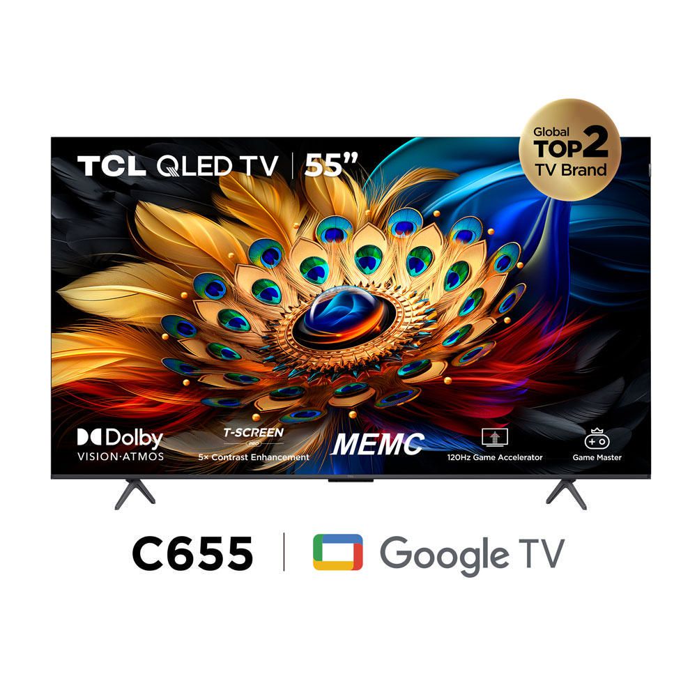 Televisor TCL 55"" 55C655 QLED Google TV 4K Ultra HD