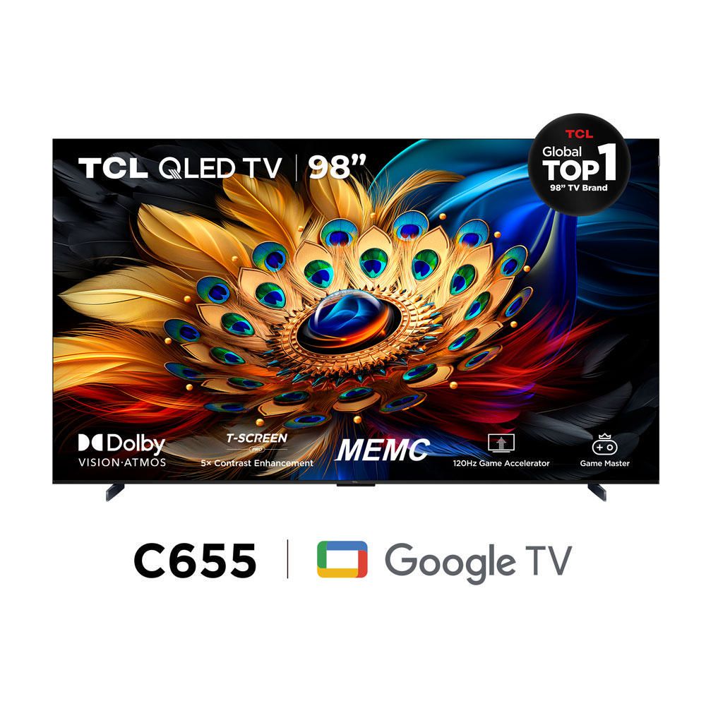 Televisor TCL 98"" 98C655 QLED Google TV 4K Ultra HD