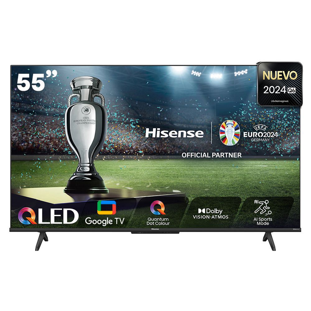 Televisor Hisense 55"" 55Q6N QLED 4K UHD Google Tv