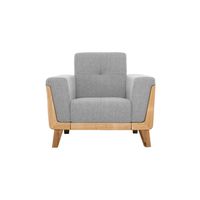 Sillón Moderno Majesty color Gris Claro TU MESITA