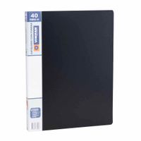 Catálogo con Fundas VINIFAN A4 Color Negro 40un