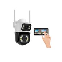 Cámara IP T33H-PRO Wifi Ptz Doble Lente 360 Exterior Sirenas Alarma