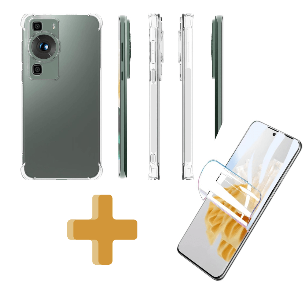 Case Space  Huawei P60 Pro + Mica protectora UV de vidrio