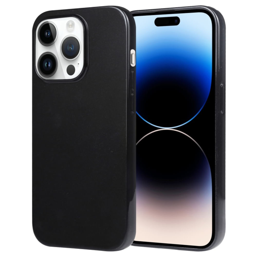 Funda Case para Huawei Y7P Jelly Pearl Negro Antishock Resistente ante Caídas y Golpes