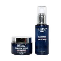 Crema Facial Anti-Edad + Serum Facial AH Indian Collection For Men