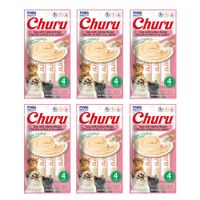 Snack Húmedo Churu de Atún con Salmón para Gatos pack x6