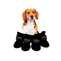 Zapatos de Silicona para Mascotas Perros y/o Gatos Talla L Negro