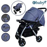 Coche Cuna Ebaby Rossi Azul