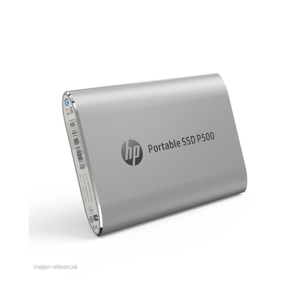 Disco Duro SSD Externo HP P500 500GB Plata USB 3.1 7PD55AA#ABC