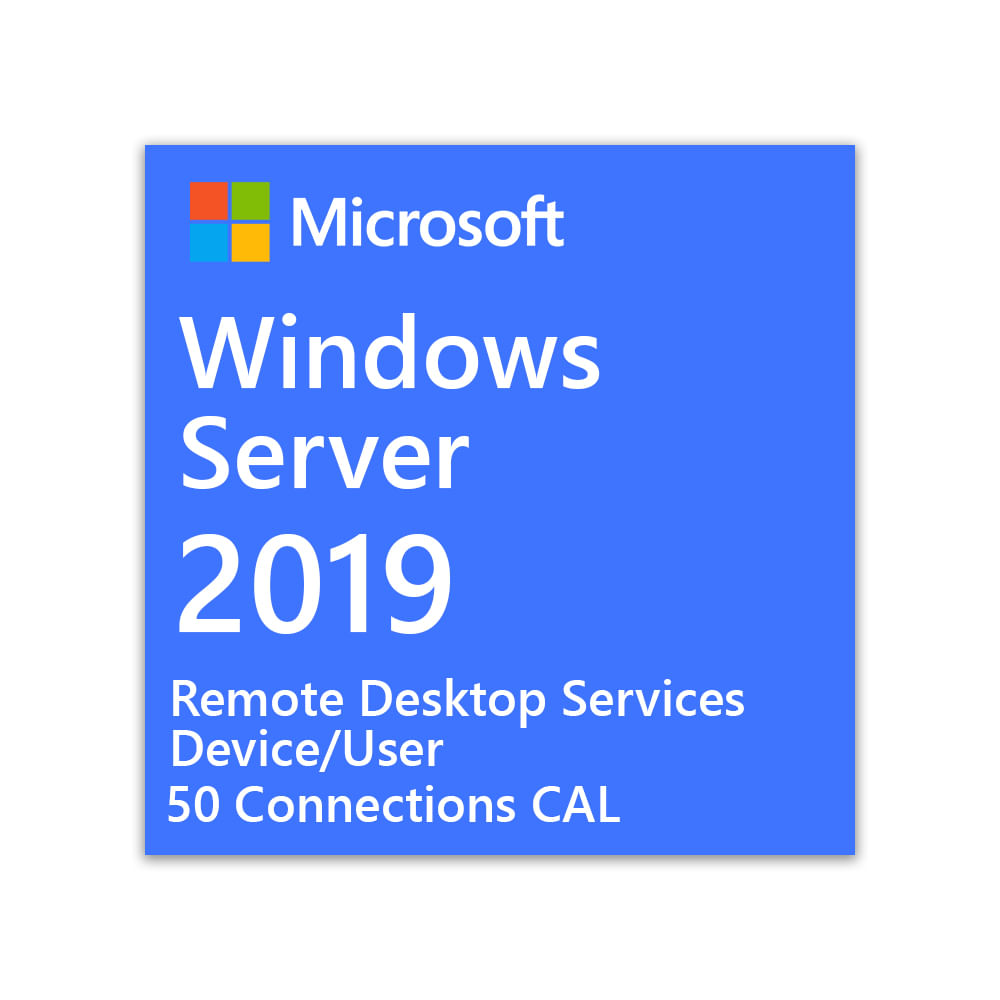 Windows Server 2019 – 50 RDS Users/Devices CAL