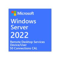 Windows Server 2022 – 50 RDS Users/Devices CAL
