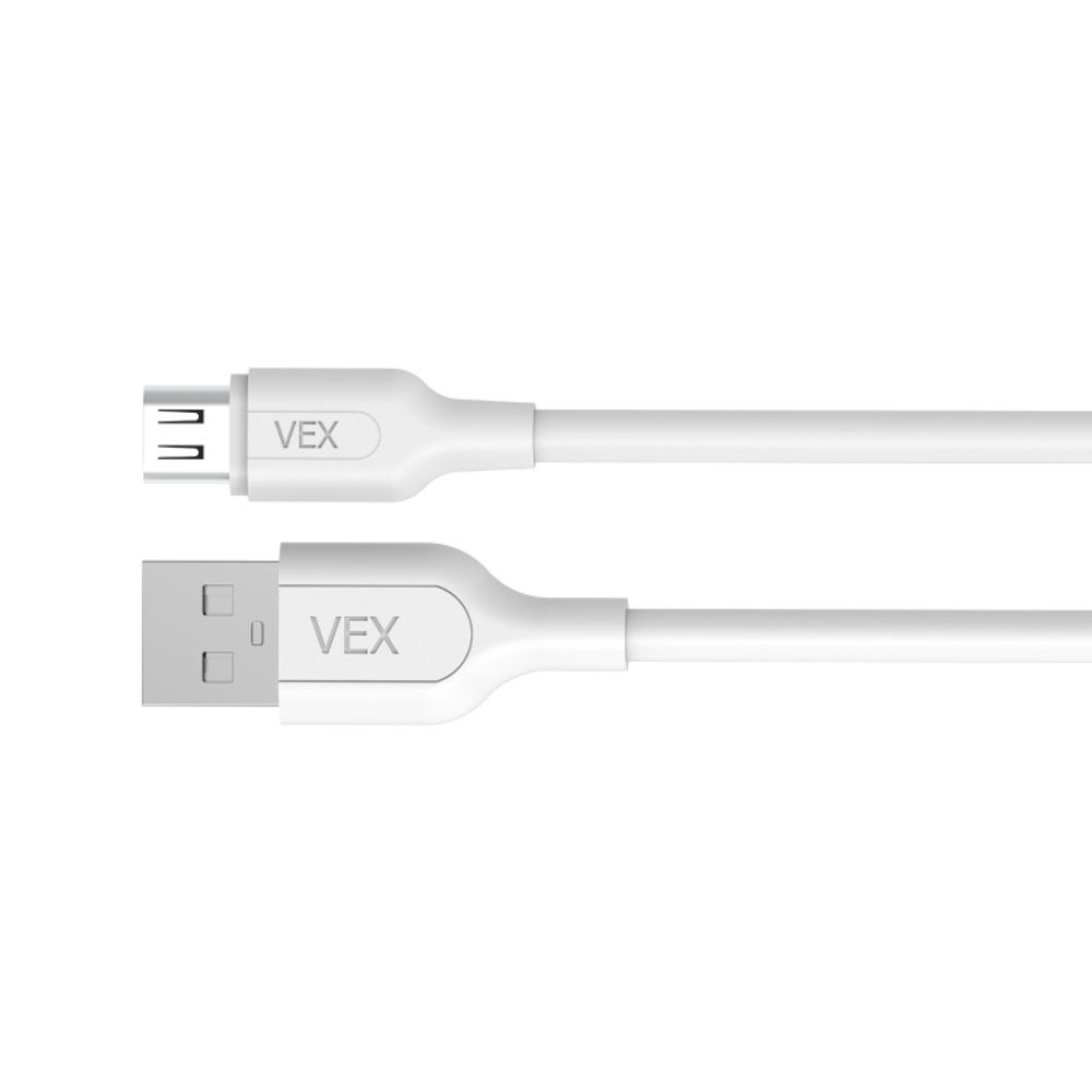 Cable VEX 2.4 Entrada Micro Blanco| plazaVea - plazaVea