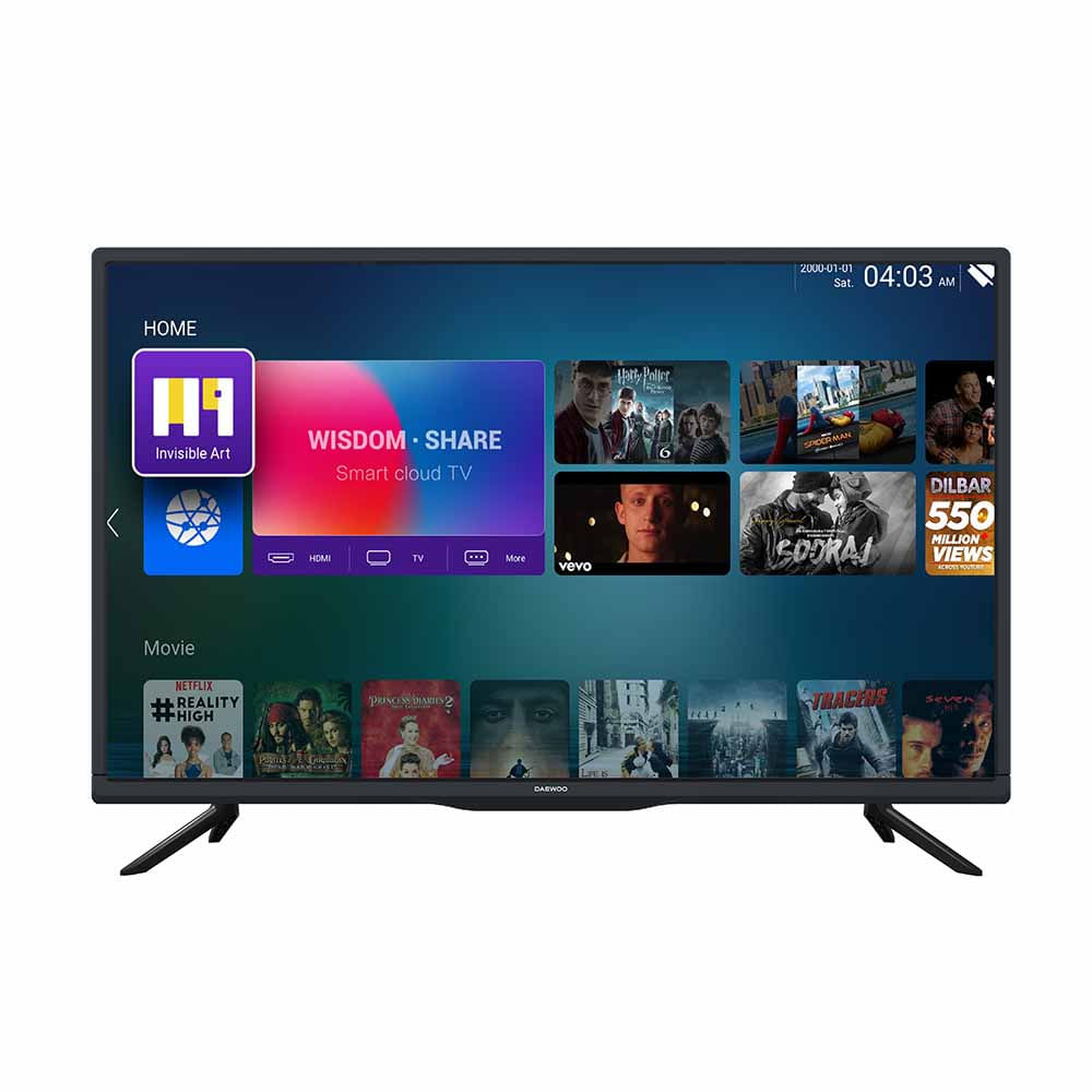 Televisor DAEWOO 32" HD Smart Tv Android L32V750BAS plazaVea