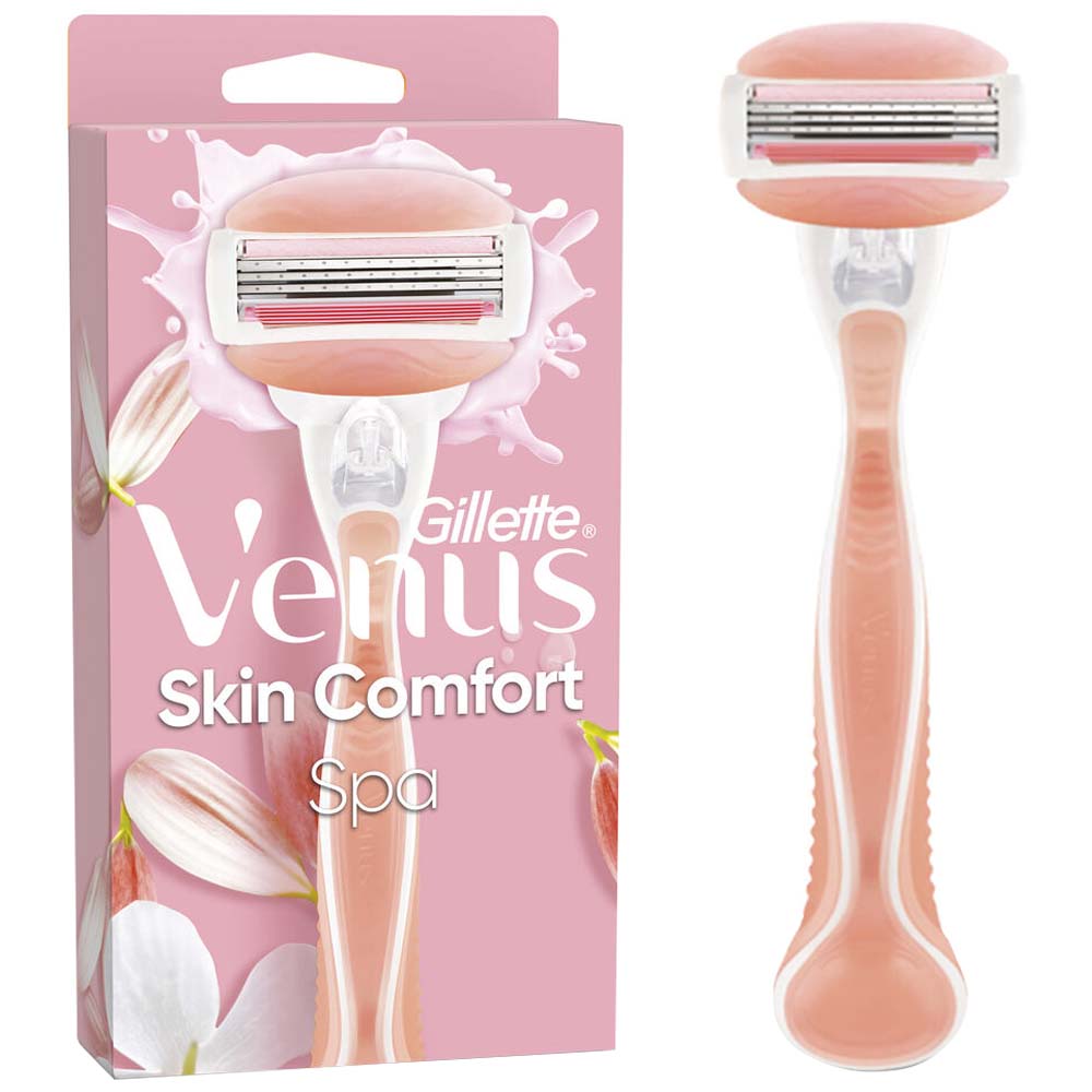 Máquina de Afeitar Gilette VENUS 3 Hojas Mujer Spa Paquete 1un
