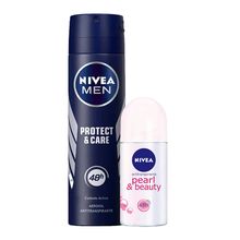 pack-desodorante-spray-nivea-protect-care-male-frasco-150ml-desodorante-roll-on-nivea-pearl-beauty-frasco-50ml