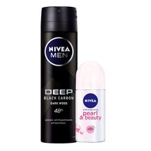 pack-desodorante-spray-nivea-deep-dark-wood-frasco-150ml-desodorante-roll-on-nivea-pearl-beauty-frasco-50ml