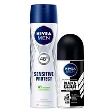 pack-desodorante-roll-on-nivea-invisible-b-w-male-frasco-50ml-desodorante-spray-nivea-sensitive-protect-frasco-150ml