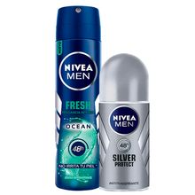 pack-desodorante-roll-on-nivea-silver-protect-male-frasco-50ml-desodorante-spray-nivea-fresh-ocean-male-frasco-150ml