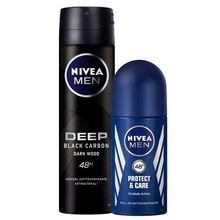 pack-desodorante-spray-nivea-deep-dark-wood-frasco-150ml-desodorante-roll-on-nivea-protect-care-male-frasco-50ml