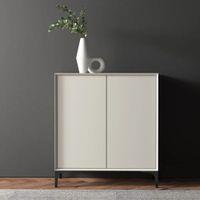 Zapatera Minimalista Mónica 2 puertas TU MESITA color Blanco