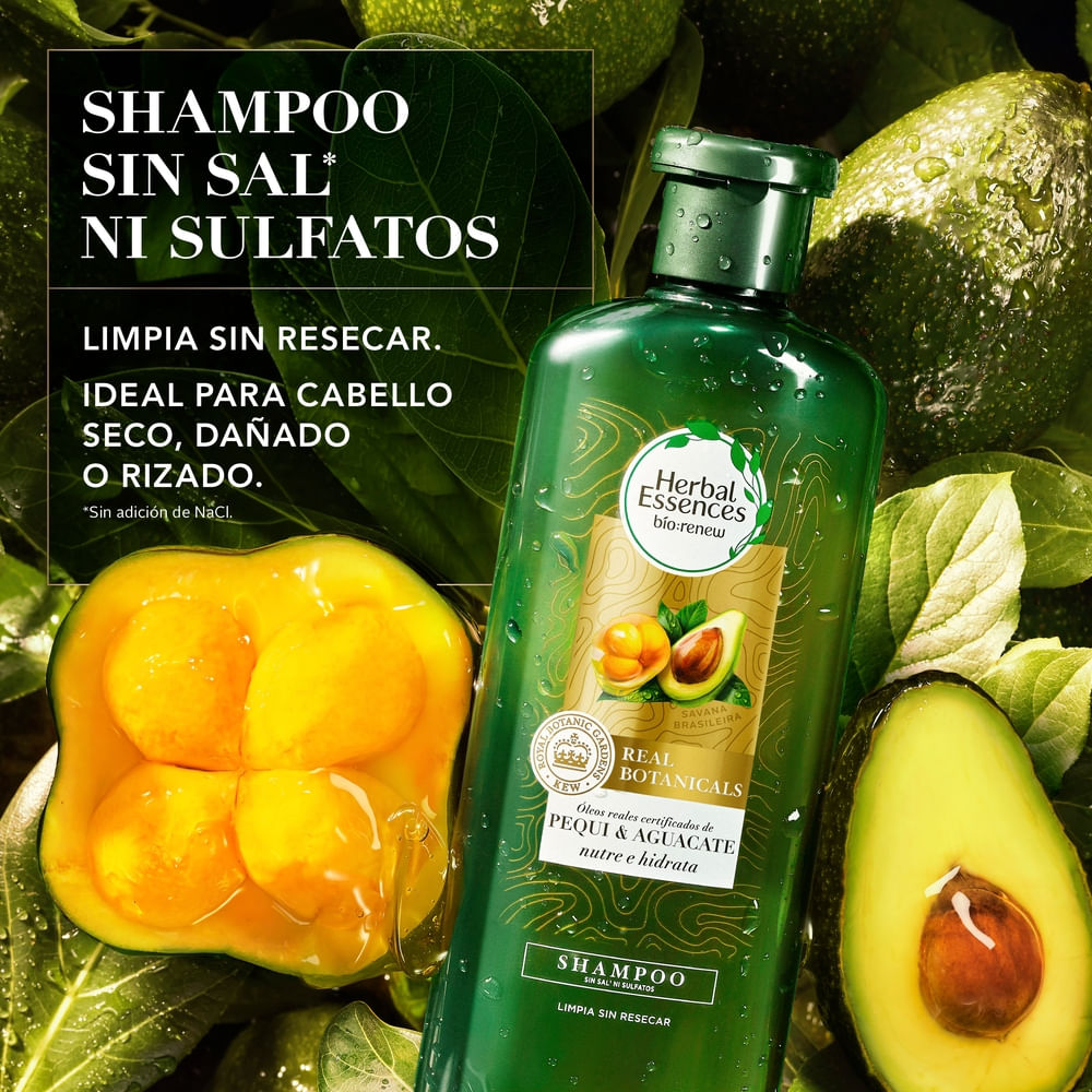 Herbal Essences Bio:Renew Pequi & Aguacate Nutre E Hidrata Shampoo ...