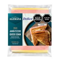 Pack Jamón Pizzero + Queso EDAM Paquete 340g
