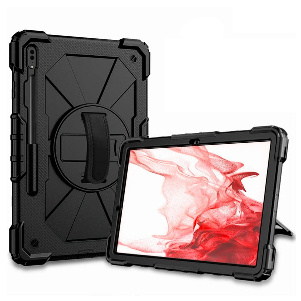 Funda para Samsung Tab S8 Ultra 14.6"" - X900N Armor Extreme Negra Resistente a Caídas