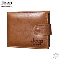 Billetera Jeep - Kavis de Cuero Vacuno 1067 Marrón