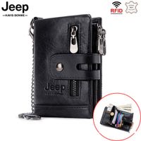 Billetera Jeep - Kavis de Cuero Vacuno BP829 Negro