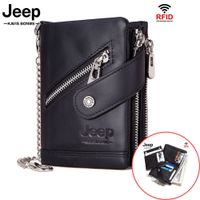 Billetera Jeep - Kavis de Cuero Vacuno BP930 Negra